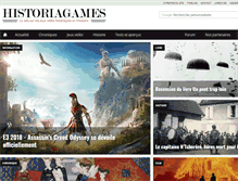 Tablet Screenshot of histogames.com